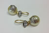 Golden South Sea Pearls with diamonds in 18ct Gold